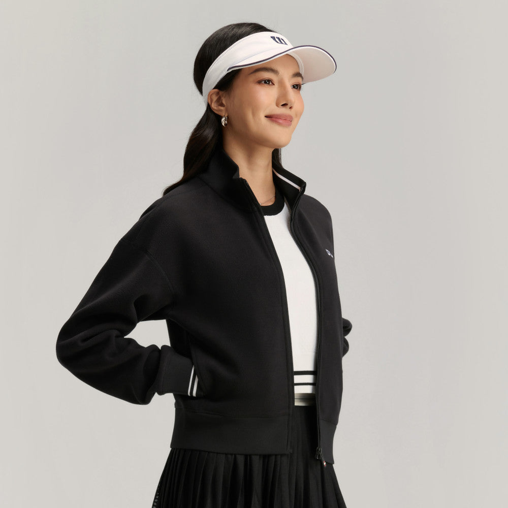 Wilson Ready  Fleece Jackets 女款 服飾 外套 黑色