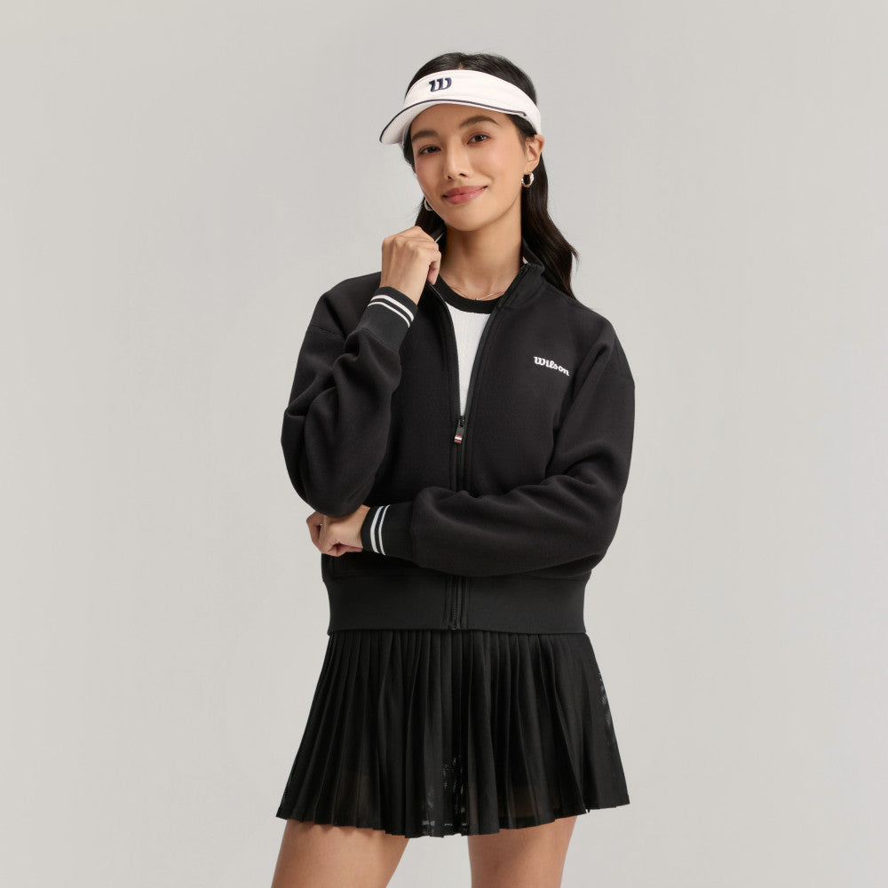 Wilson Ready  Fleece Jackets 女款 服飾 外套 黑色