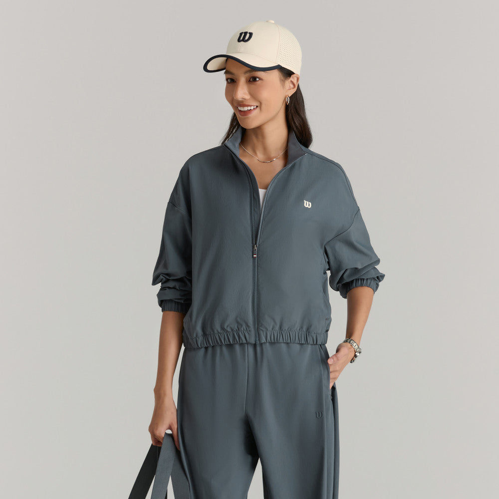 Wilson Bagel Jacket 女款 服飾 外套 暮藍色/沙色