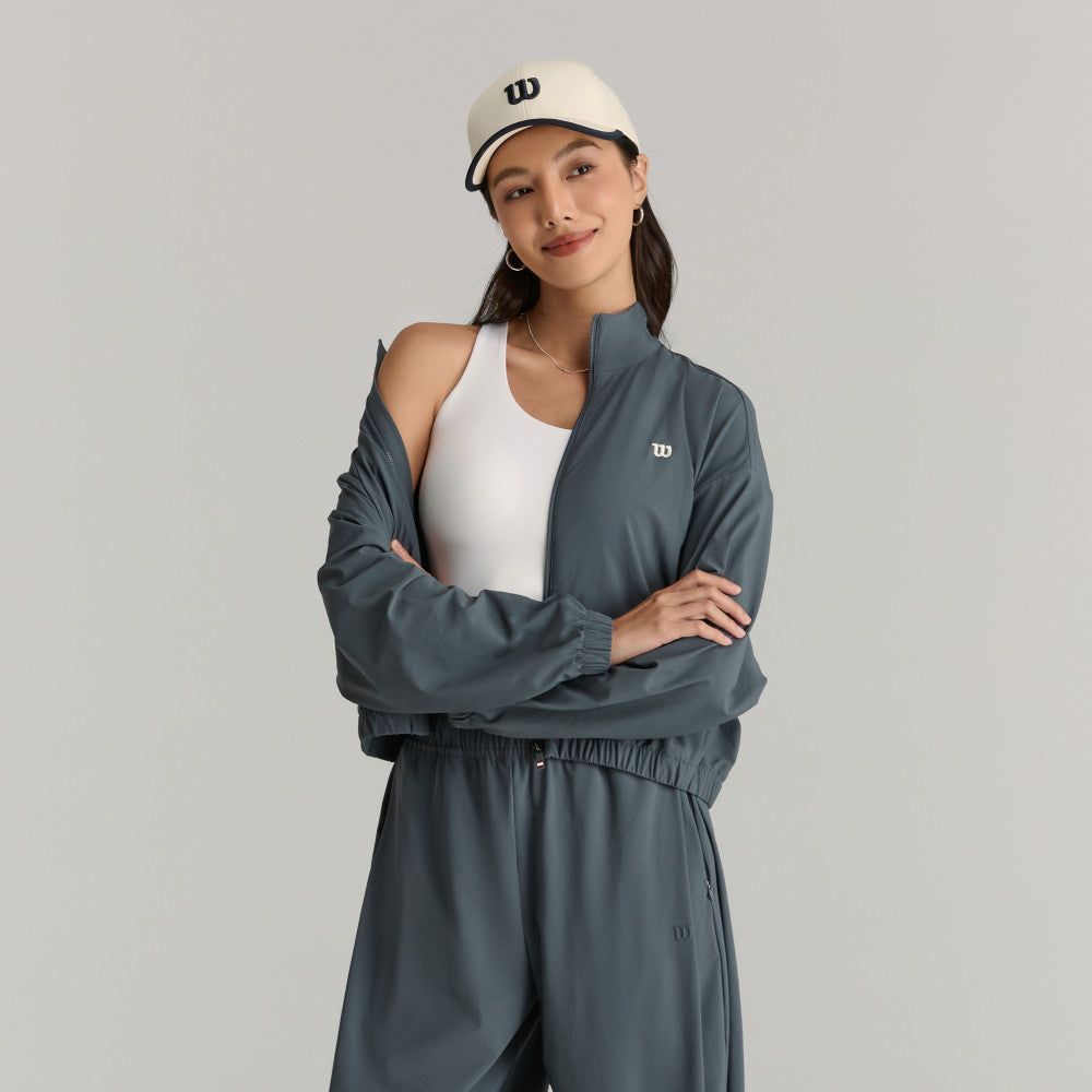 Wilson Bagel Jacket 女款 服飾 外套 暮藍色/沙色