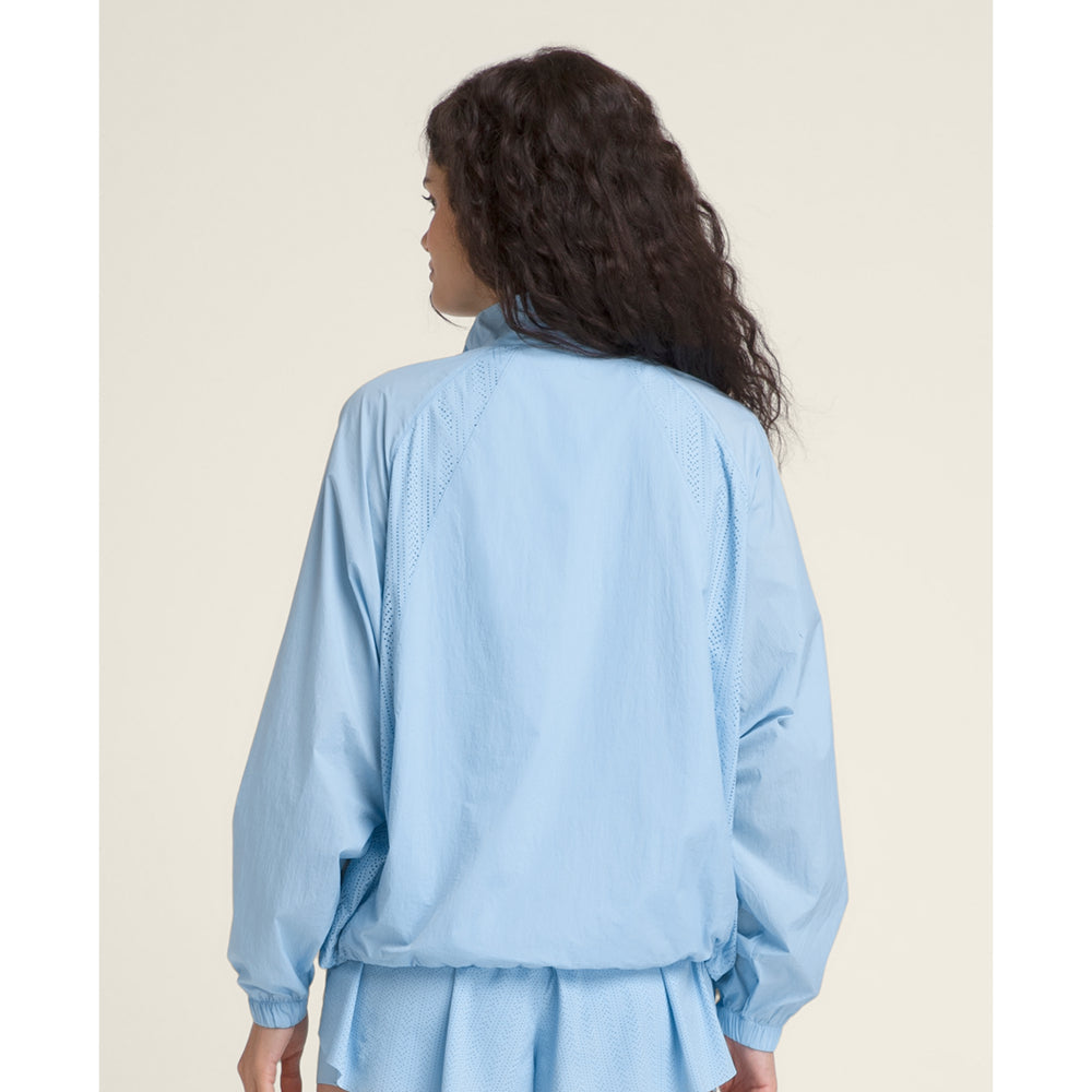 Wilson Airy Jacket 女款 服飾 外套 霧霾藍/白色