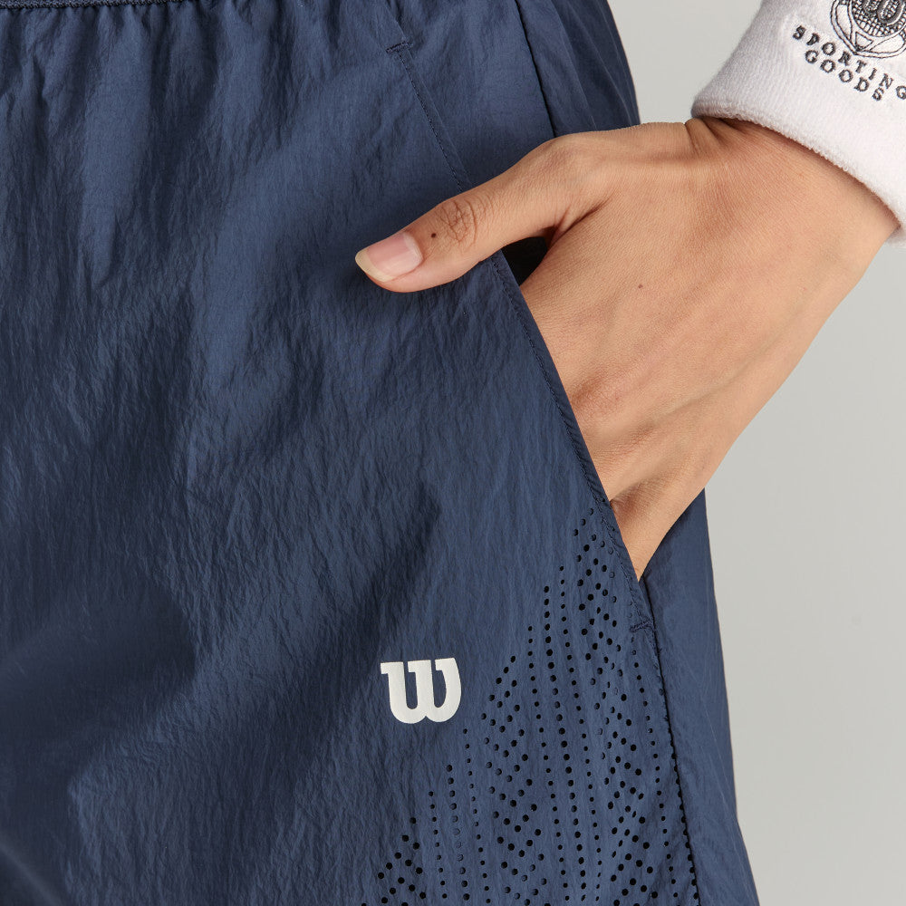 Wilson Airy Short 女款 服飾 短褲 海軍藍/白色/霧霾藍