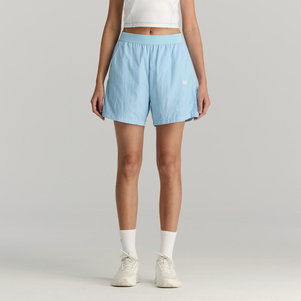 Wilson Airy Short 女款 服飾 短褲 海軍藍/白色/霧霾藍
