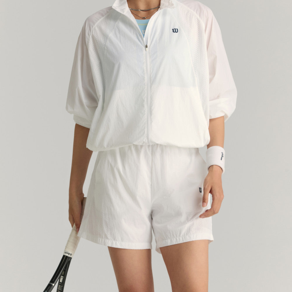 Wilson Airy Short 女款 服飾 短褲 海軍藍/白色/霧霾藍