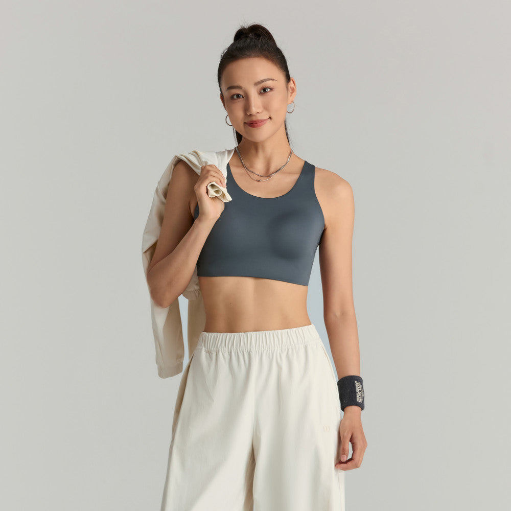 Wilson Bodyline Bra 女款 服飾 運動內衣 暮藍色/白色