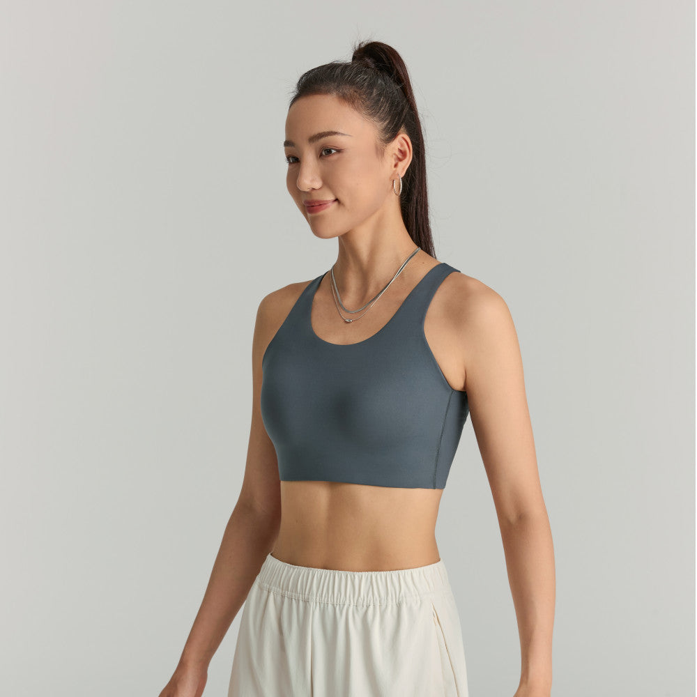 Wilson Bodyline Bra 女款 服飾 運動內衣 暮藍色/白色