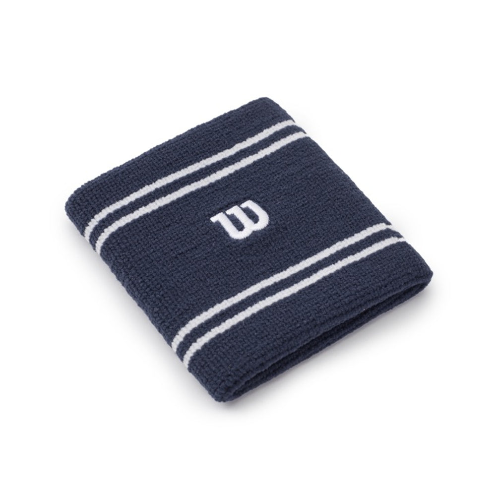 Wilson-中性-配件-髮帶&護腕-護腕-海軍藍