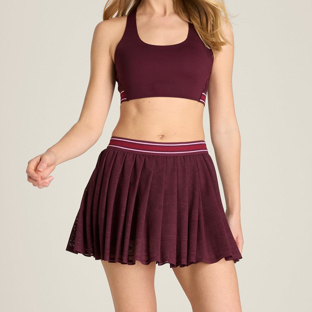 Wilson-女款-服飾-下著-半身裙-皇家紅