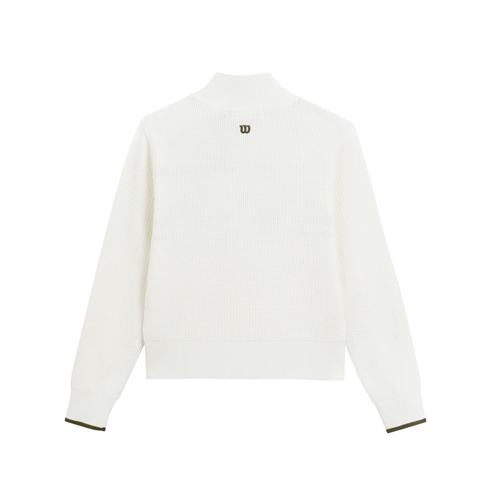 Wilson-女款-服飾-上衣-毛衣-白色