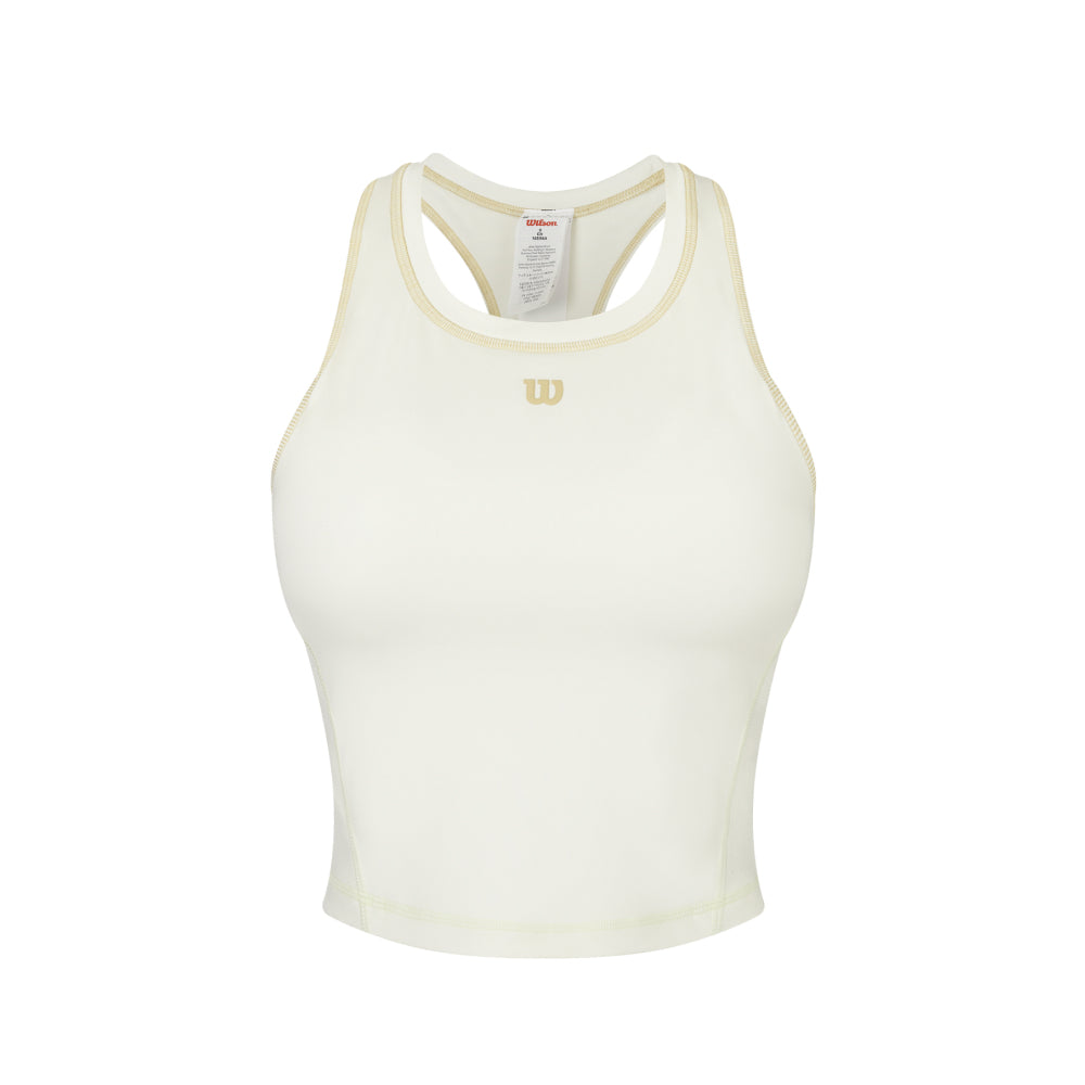 Wilson-女款-服飾-上衣-運動背心-白色