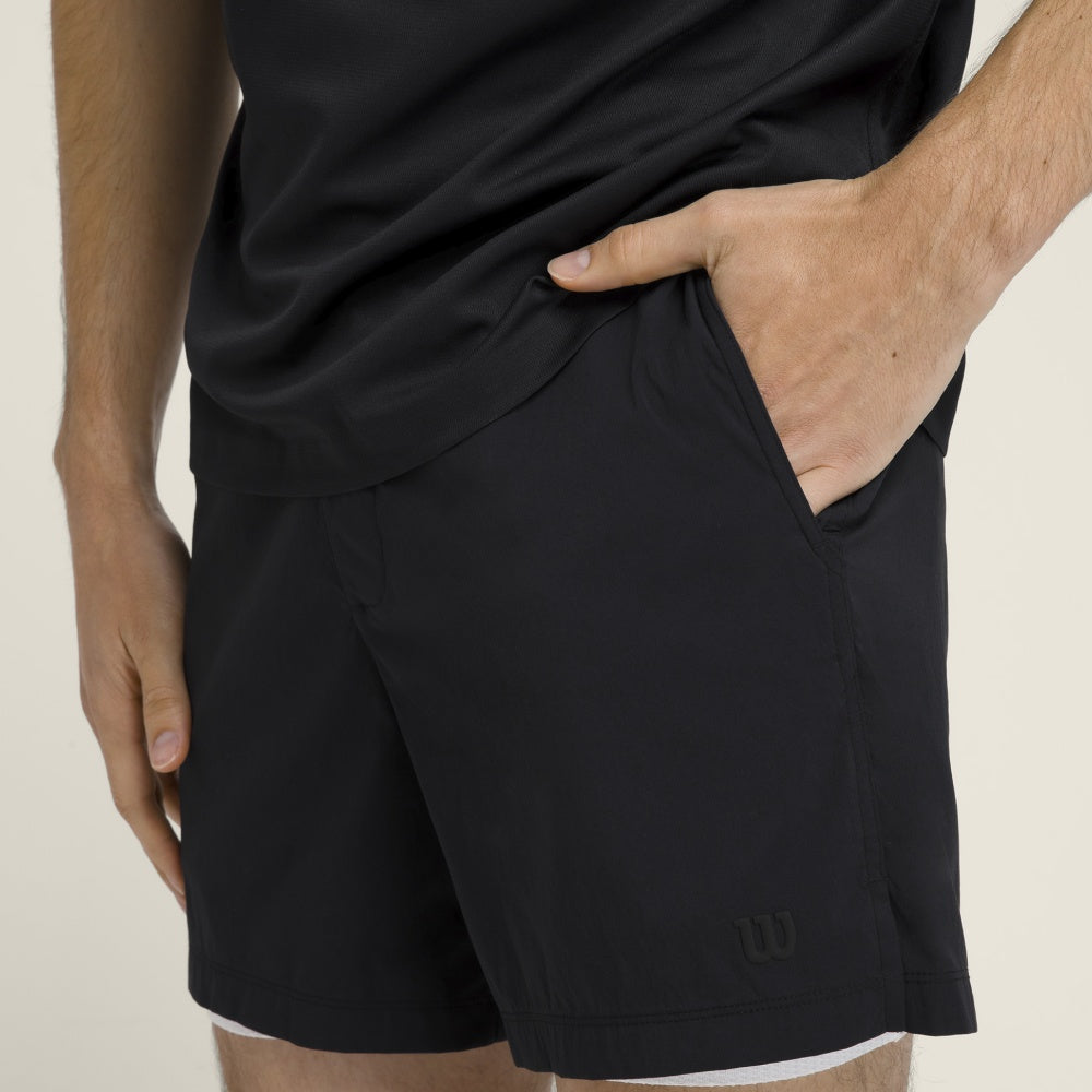 Wilson-男款-服飾-下著-短褲-黑色