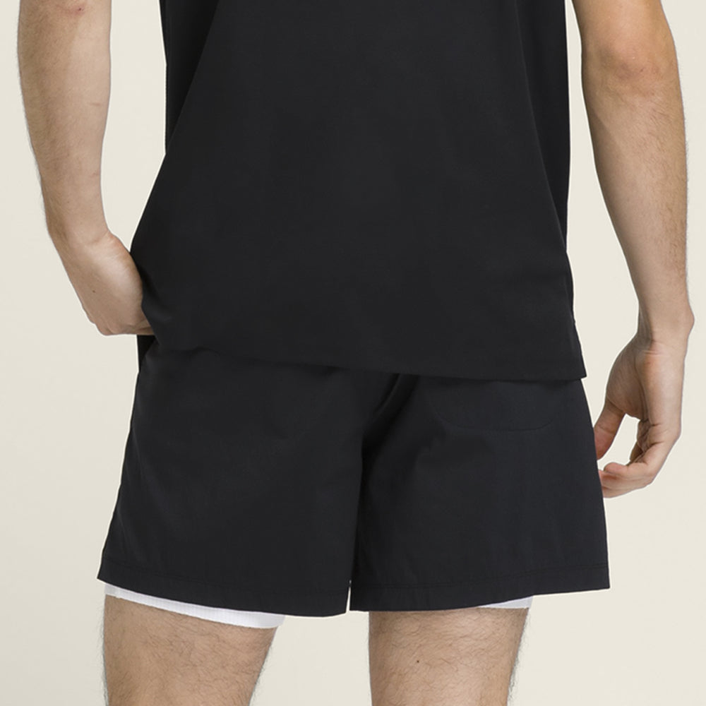 Wilson-男款-服飾-下著-短褲-黑色