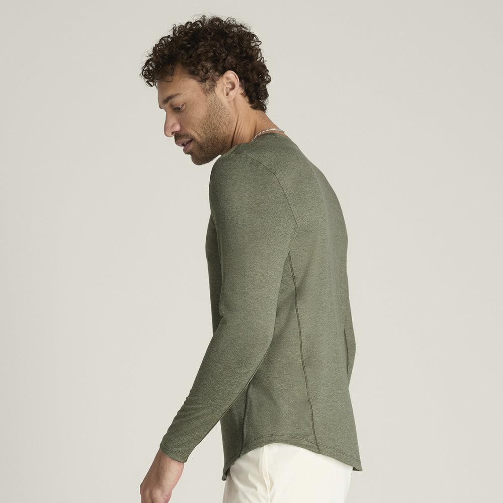 Wilson-男款-服飾-上衣-長袖T恤-綠色