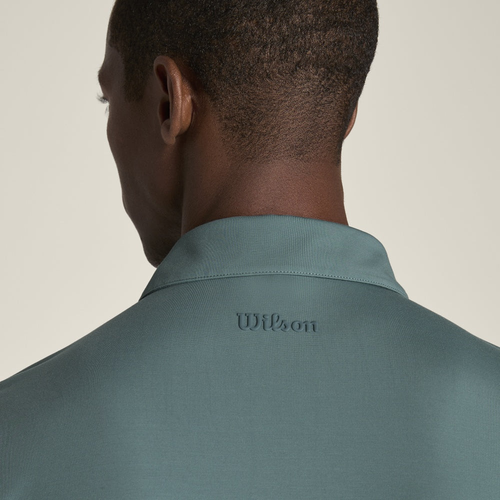 Wilson-男款-服飾-上衣-POLO衫-藍色