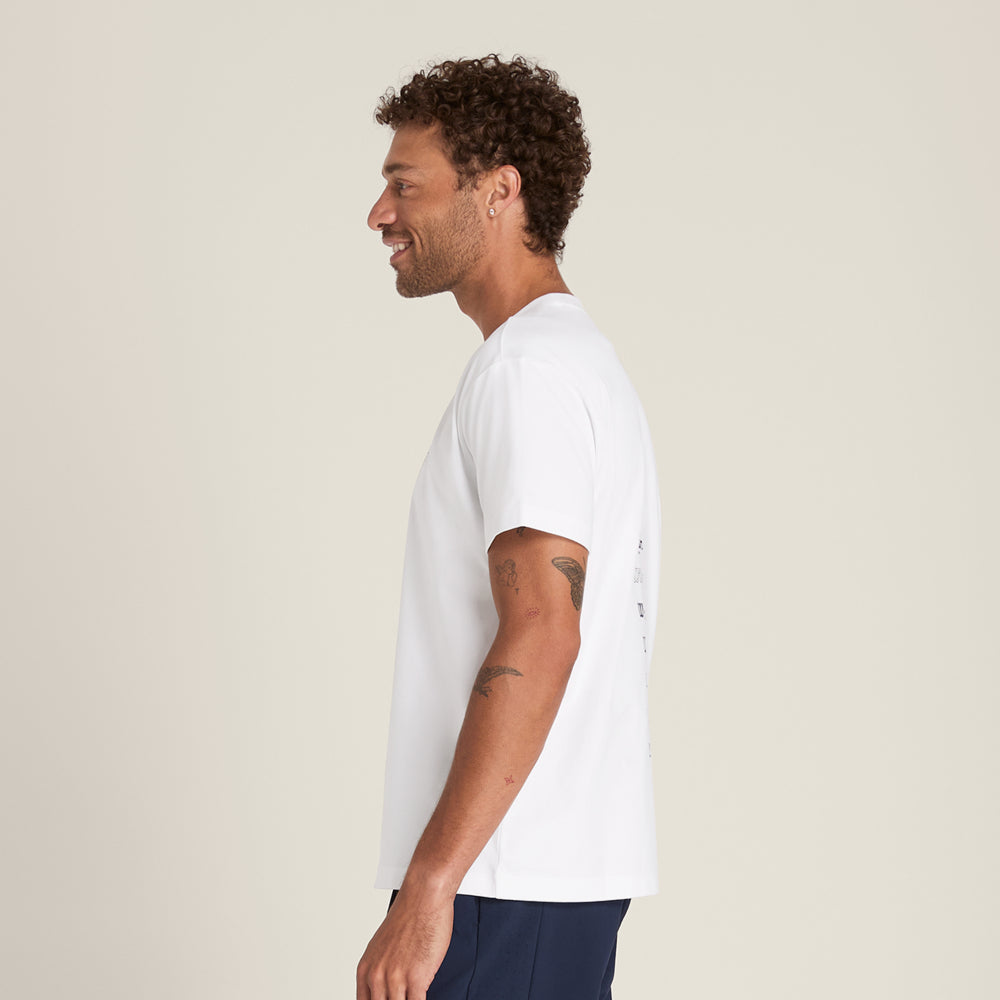 Wilson-男款-服飾-上衣-短袖T恤-白色