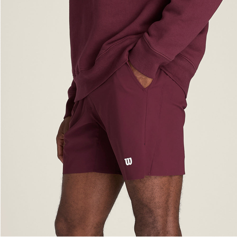 Wilson-男款-服飾-下著-短褲-皇家紅