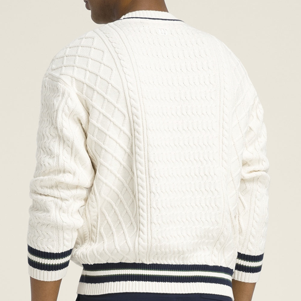 Wilson-男款-服飾-上衣-毛衣-白色