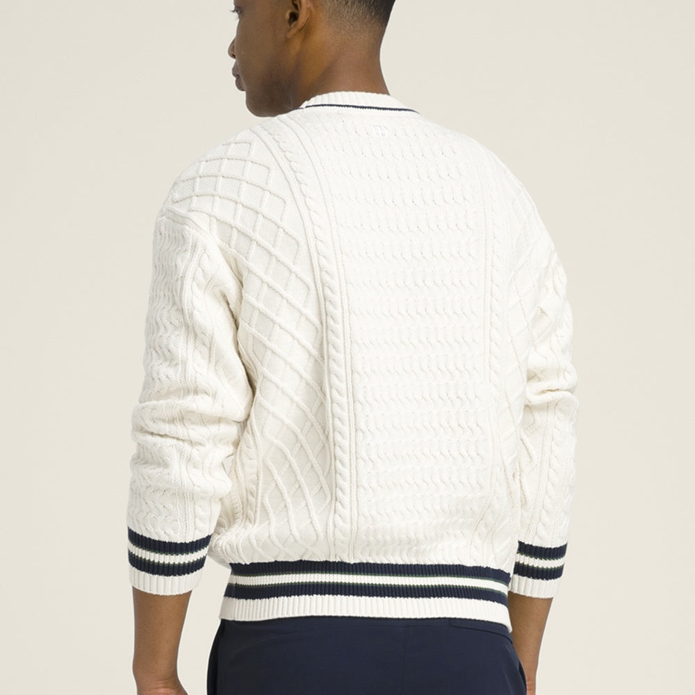 Wilson-男款-服飾-上衣-毛衣-白色