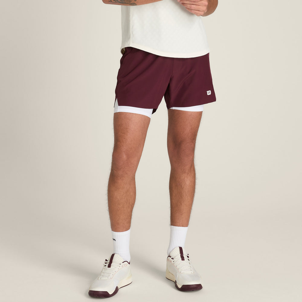 Wilson-男款-服飾-下著-短褲-皇家紅