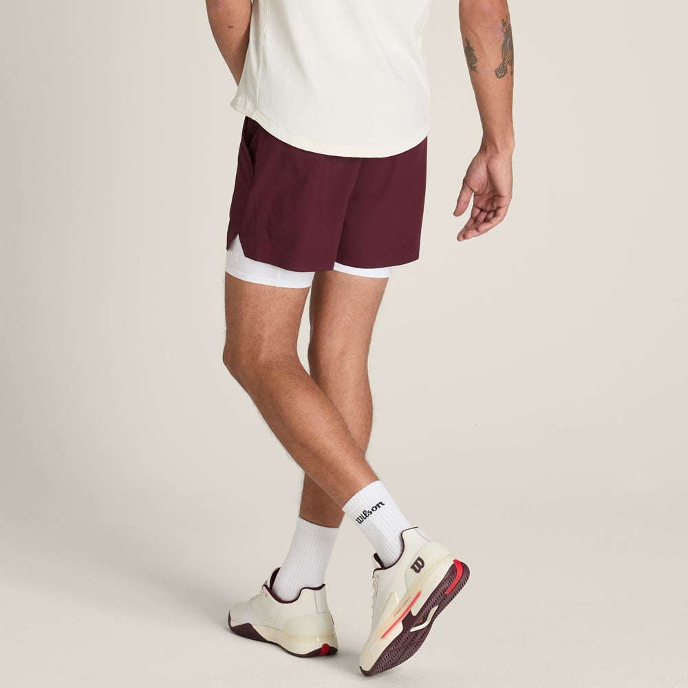 Wilson-男款-服飾-下著-短褲-皇家紅