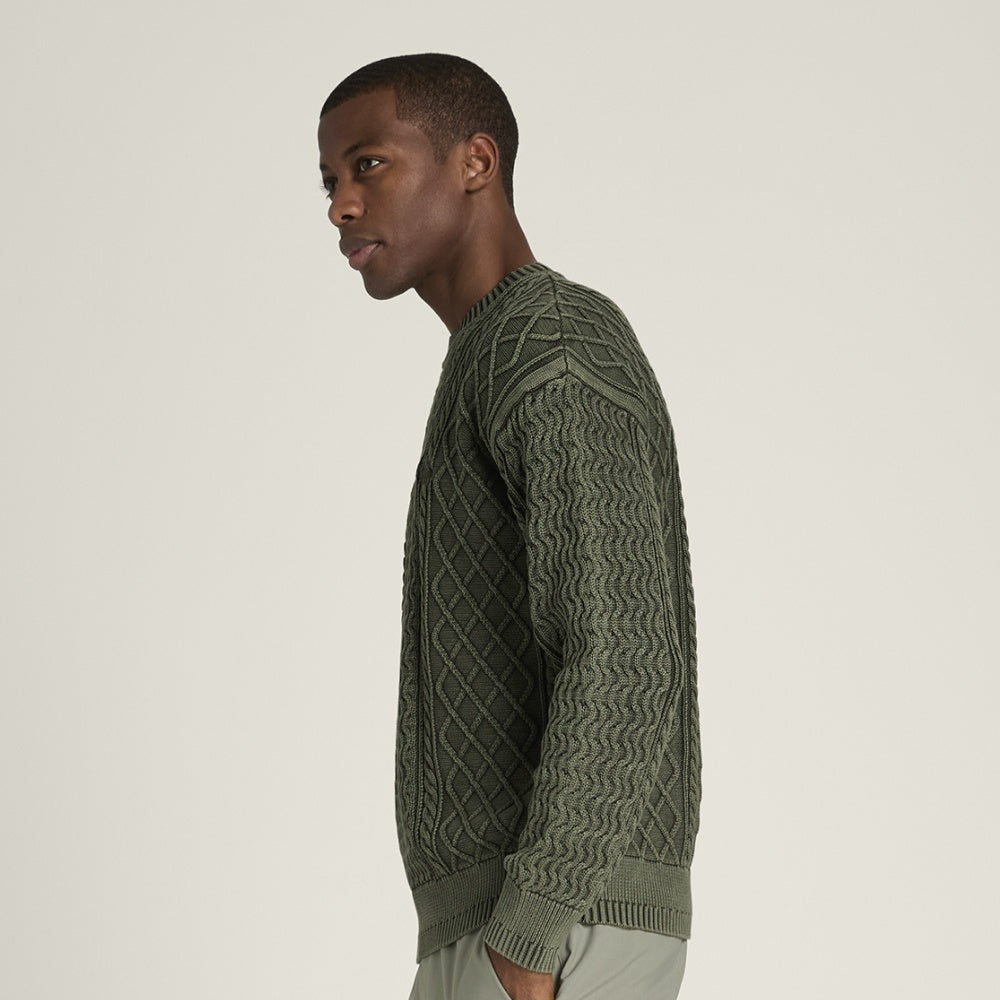 Wilson-男款-服飾-上衣-毛衣-綠色