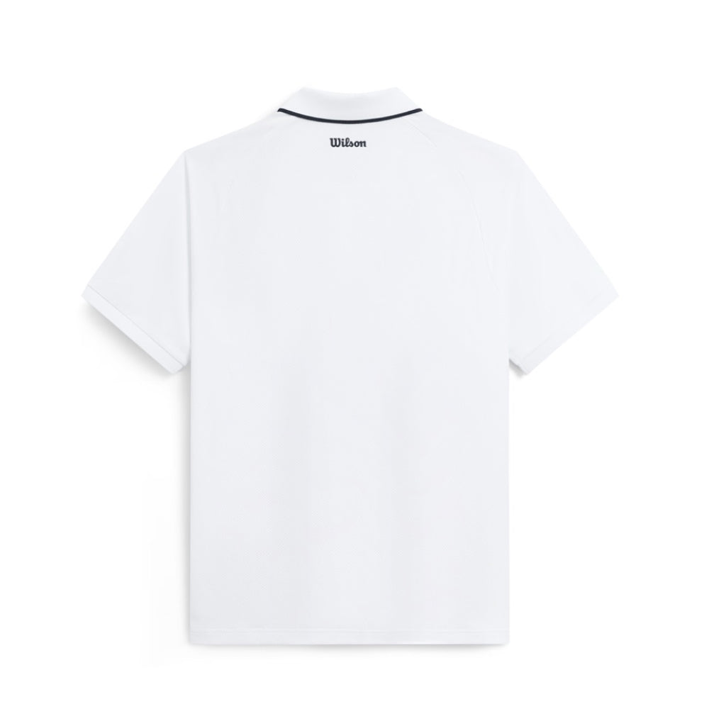 Wilson-男款-服飾-上衣-POLO衫-白色