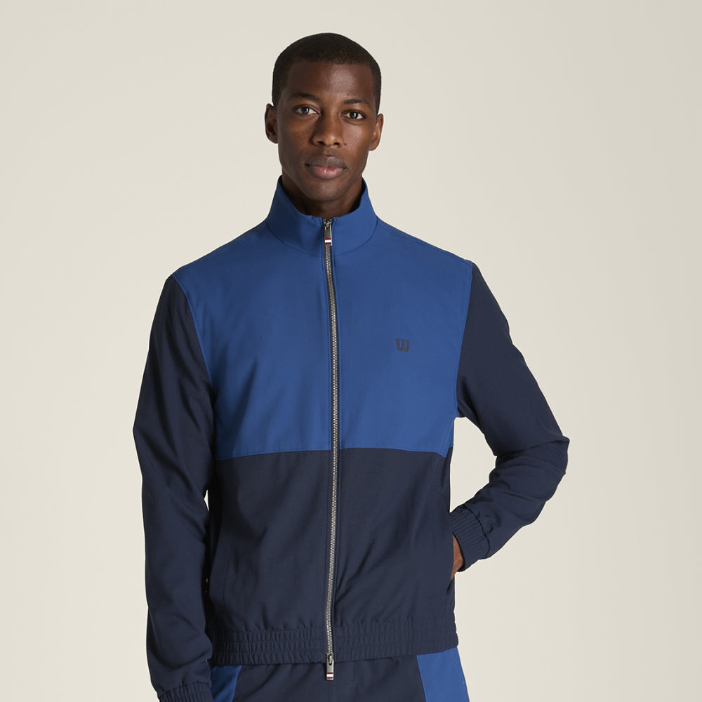 Wilson Grand Slam Blocked Jacket Classic Navy 男款 服飾 外套 海軍藍