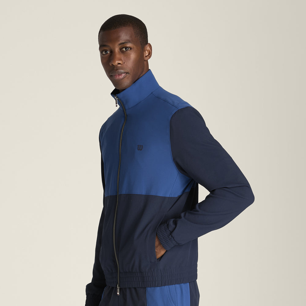 Wilson Grand Slam Blocked Jacket Classic Navy 男款 服飾 外套 海軍藍