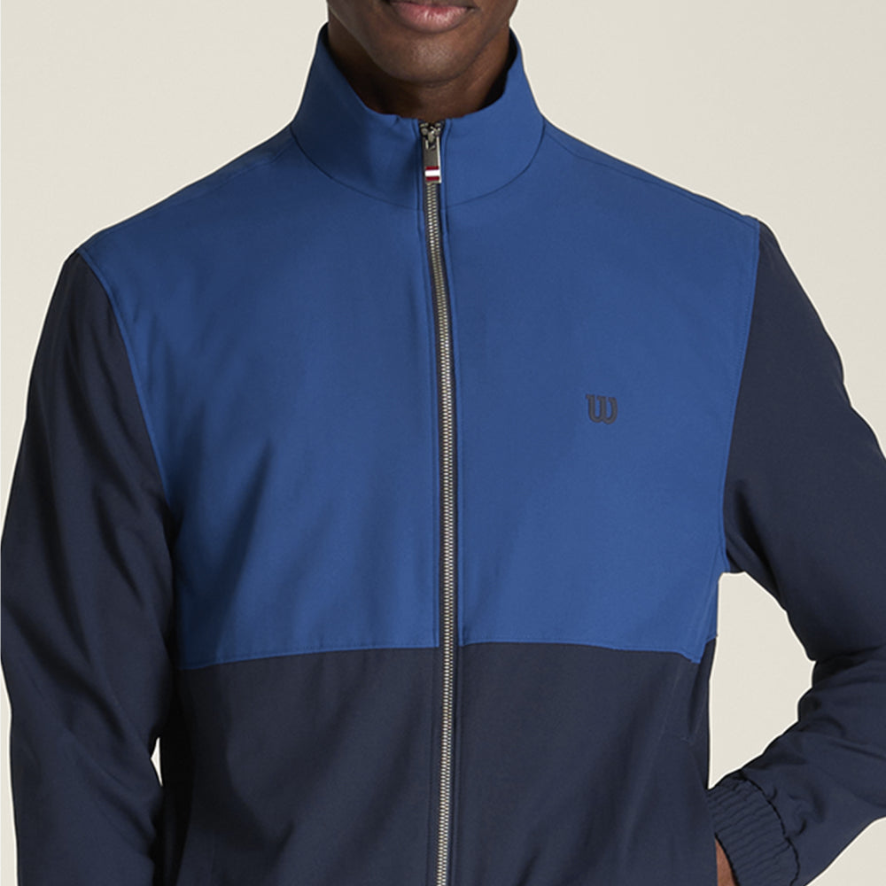Wilson Grand Slam Blocked Jacket Classic Navy 男款 服飾 外套 海軍藍