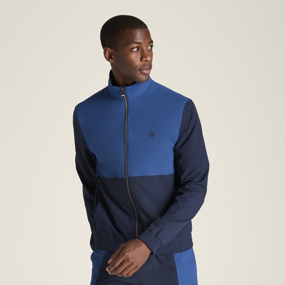Wilson Grand Slam Blocked Jacket Classic Navy 男款 服飾 外套 海軍藍
