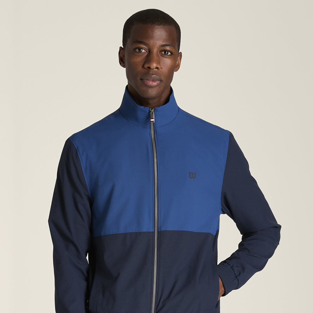 Wilson Grand Slam Blocked Jacket Classic Navy 男款 服飾 外套 海軍藍