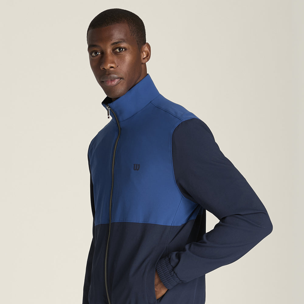 Wilson Grand Slam Blocked Jacket Classic Navy 男款 服飾 外套 海軍藍
