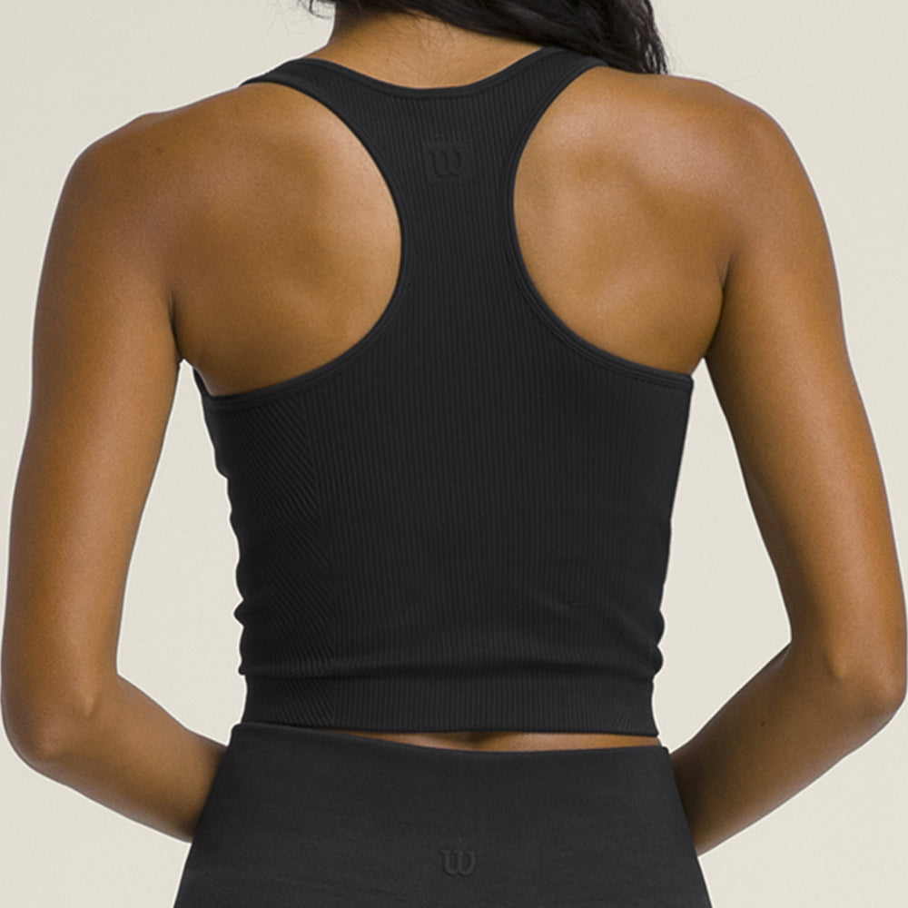 Wilson-女款-服飾-上衣-運動背心-黑色