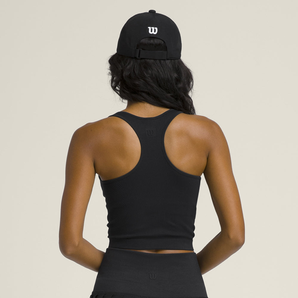 Wilson-女款-服飾-上衣-運動背心-黑色