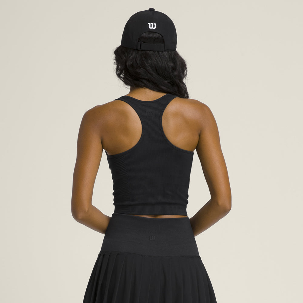 Wilson-女款-服飾-上衣-運動背心-黑色