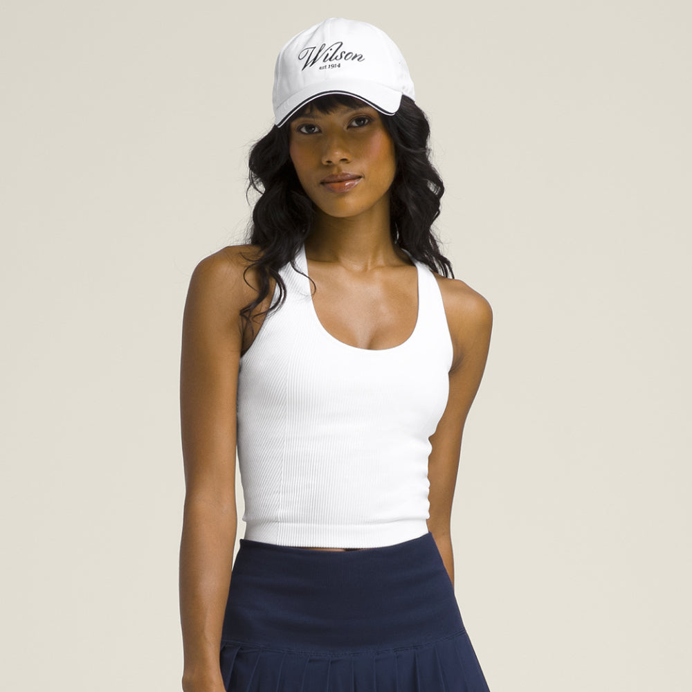 Wilson-女款-服飾-上衣-運動背心-白色