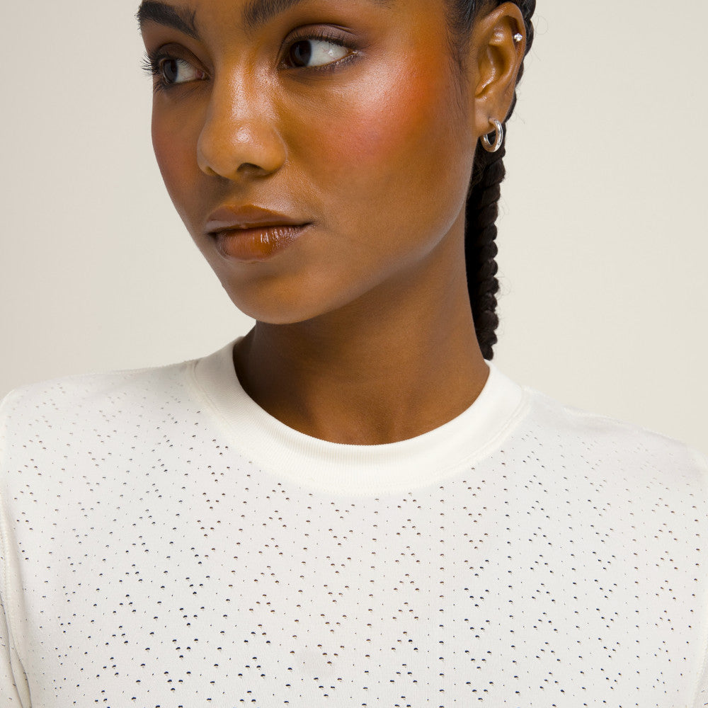 Wilson-女款-服飾-上衣-短袖T恤-白色