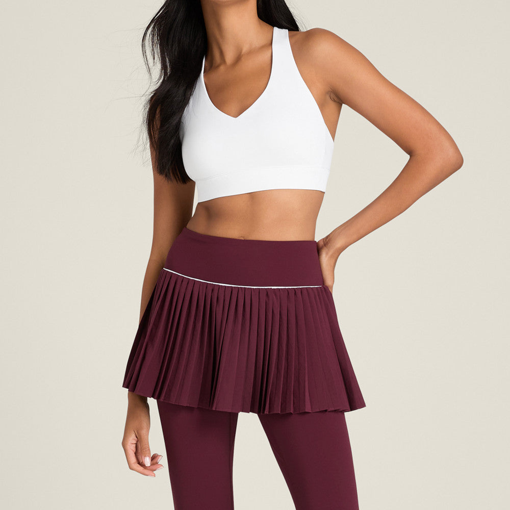 Wilson-女款-服飾-下著-緊身褲裙-皇家紅